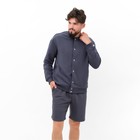 Толстовка мужская (бомбер) MIST Men's casual размер 52, графитовый - Фото 3