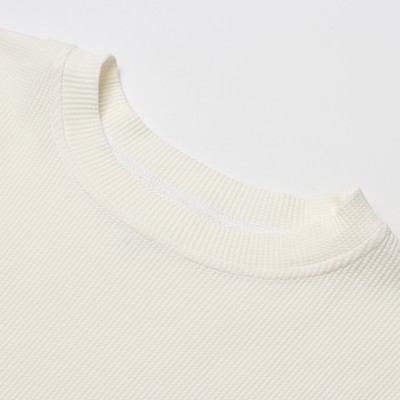 Пижама женская (футболка, шорты) KAFTAN Basic line, размер 44, молочная