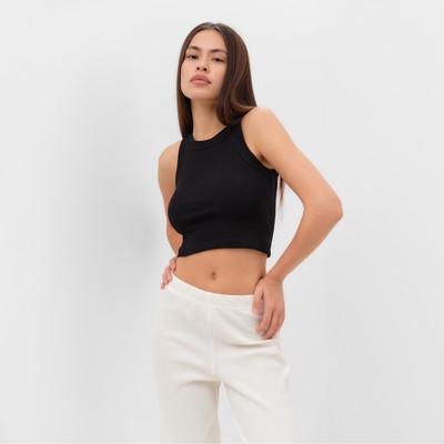 Брюки домашние женские KAFTAN Basic line, размер 42, молочные