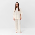 Брюки женские KAFTAN Basic line, р. 44, молочный - Фото 7