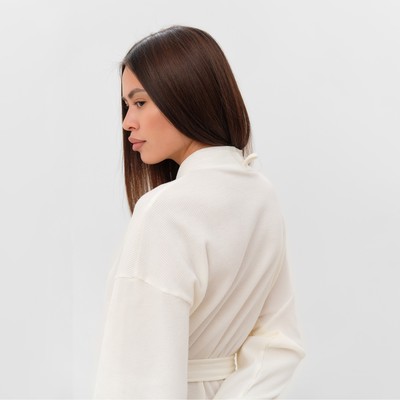 Халат домашний женский KAFTAN Basic line, размер 48-50, молочный
