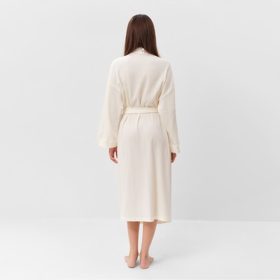 Халат домашний женский KAFTAN Basic line, размер 48-50, молочный