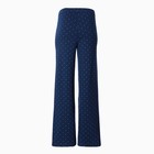 Брюки женские прямые KAFTAN "Горошек" р. 56-58, синий - фото 805904950