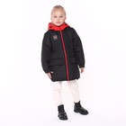 Куртка демисезонная детская, цвет чёрный, рост 92-98 см - Фото 3