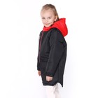 Куртка демисезонная детская, цвет чёрный, рост 92-98 см - Фото 4