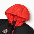 Куртка демисезонная детская, цвет чёрный, рост 98-104 см - Фото 8