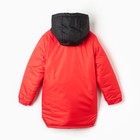 Куртка демисезонная детская, цвет красный, рост 92-98 см - Фото 11
