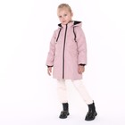 Куртка демисезонная детская, цвет пыльно-розовая, рост 110-116 см - Фото 2