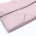 Куртка демисезонная детская, цвет пыльно-розовая, рост 116-122 см - фото 22840980