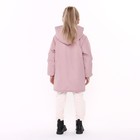 Куртка демисезонная детская, цвет пыльно-розовая, рост 116-122 см - фото 22624045