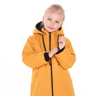 Куртка демисезонная детская, цвет горчичная, рост 104-110 см - Фото 7