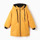 Куртка демисезонная детская, цвет горчичная, рост 104-110 см - Фото 1