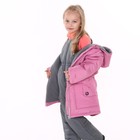 Комплект зимний для девочки, цвет розовый, рост 104-110 см - Фото 3