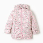 Куртка для девочки, цвет молочный/краски, рост 110-116 см - Фото 7
