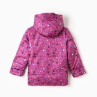 Куртка для девочки, цвет малиновый/звёздочки, рост 110-116 см - Фото 12