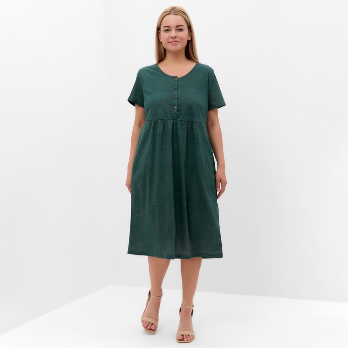 Платье женское , цвет зелёный, размер 50