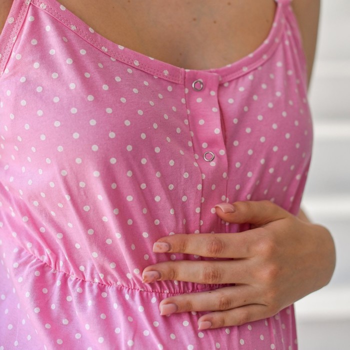 Ночная сорочка женская, цвет розовый, размер 54