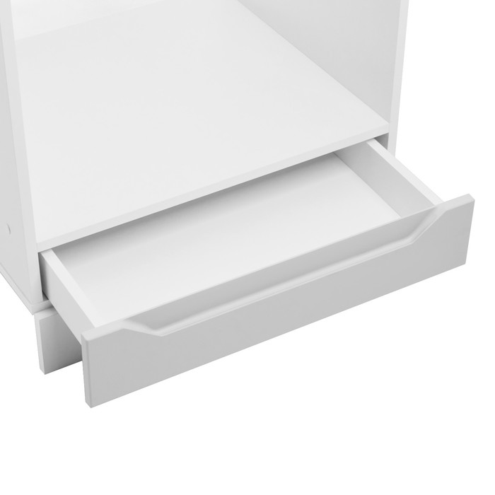 Шкаф напольный ШНД 600 под духовой шкаф Хельга, 600х600х850, Белый/Серый дым