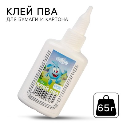 УЦЕНКА Клей ПВА 65 г, «Смешарики»