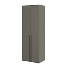 Шкаф двухстворчатый «Норд», 800×510×2236 мм, цвет графит - Фото 2