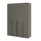 Шкаф четырехстворчатый «Норд», 1600×510×2236 мм, цвет графит - Фото 2