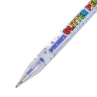 Набор гелевых ручек Calligrata, 12 цветов, металлик, узел 0.5 мм, корпус с рисунком, в блистере на кнопке - Фото 7