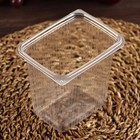 Контейнер одноразовый «Южуралпак», КР-12, пластик, 500 мл, 11.2×8.6×10.5 см, прозрачный - Фото 2