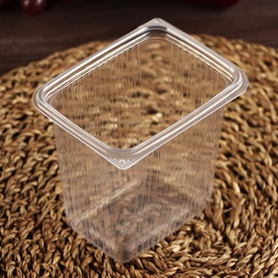 Контейнер одноразовый «Южуралпак», КР-12, пластик, 500 мл, 11.2×8.6×10.5 см, прозрачный