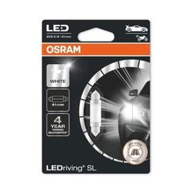 

Лампа Osram Fest T10,5x41 12 В, LED 0,60W (SV8,5) 6000K, блист 1 шт, Cool White 6413DWP-01B 685926