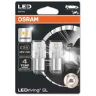 Лампа Osram W21W 12 В, LED 1,3W (W3x16d) Amber LEDriving SL, блистер 2 шт 7504DYP-02B - фото 294266167