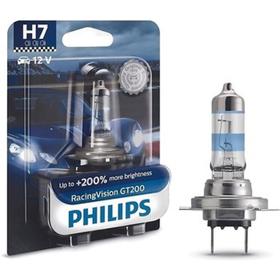 Лампа Philips H7 12 В, 55W (PX26d) (+200%) Racing Vision GT200, блистер 1 шт, 12972RGTB1