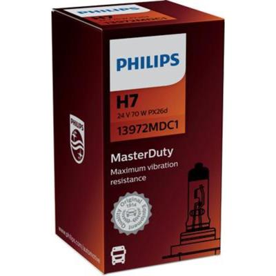 Лампа автомобильная Philips H7 24V- 70W (PX26d) (вибростойкая) MasterDuty 13972MDC1