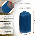 Спальный мешок Maclay camping comfort summer, 2 слоя, левый, с подголовником, 220х90 см, +10/+25°С - фото 7111517