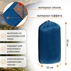 Спальный мешок Maclay camping comfort summer, 2 слоя, правый, с подголовником, 220х90 см, +10/+25°С - фото 7111526