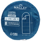 Спальный мешок maclay camping comfort summer, одеяло, 2 слоя, правый, 220х90 см, +10/+25°С - фото 12017061
