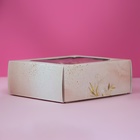 Коробка самосборная, крышка-дно, с окном,"Безмятежность" 14,5 х 14,5 х 6 см - Фото 4