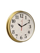 Часы настенные классические «Ромбы», бесшумные, плавный ход, d=29 см, золотистые, от батарейки 1×АА - Фото 5