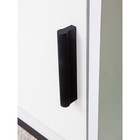 Шкаф-комод Frame, 700×300×910 мм, цвет белое тиснение / чёрный металл - Фото 8