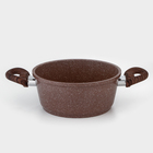 Кастрюля Доляна «Брауни», 2 л, d=20 см, h=9 см, стеклянная крышка, антипригарное покрытие, индукция - Фото 6