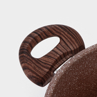 Кастрюля Доляна «Брауни», 2 л, d=20 см, h=9 см, стеклянная крышка, антипригарное покрытие, индукция - Фото 8