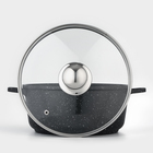 Кастрюля Доляна «Элит», 3.3 л, d=22 см, h=10 см, литые ручки, антипригарное покрытие, литой алюминий, чёрная - Фото 4