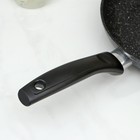 Сковорода Доляна «Элит», d=24 см, литой алюминий, антипригарное покрытие, цвет серый - Фото 4