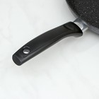 Сковорода Доляна «Элит», d=26 см, литой алюминий, стеклянная крышка, антипригарное покрытие - фото 24253518