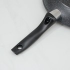 Сковорода Доляна «Элит», d=26 см, литой алюминий, стеклянная крышка, антипригарное покрытие - фото 24253519