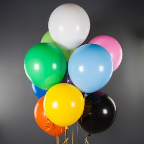 Воздушные шары латексные 18", 25 шт., белые