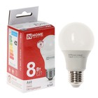 Лампа светодиодная IN HOME LED-A60-VC, 8 Вт, 230 В, Е27, 4000 К, 760 Лм - фото 3140104