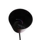 Патрон Е27 IN HOME, силикон, со шнуром 1 м, черный - фото 24157941