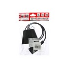 Патрон Е27 IN HOME, силикон, со шнуром 1 м, черный - фото 24157944