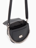 Сумка женская мессенджер TEXTURA на клапане, 17×10×18 см, чёрная 9766115