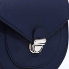 Сумка женская мессенджер TEXTURA на клапане, 17×10×18 см, синяя - Фото 6